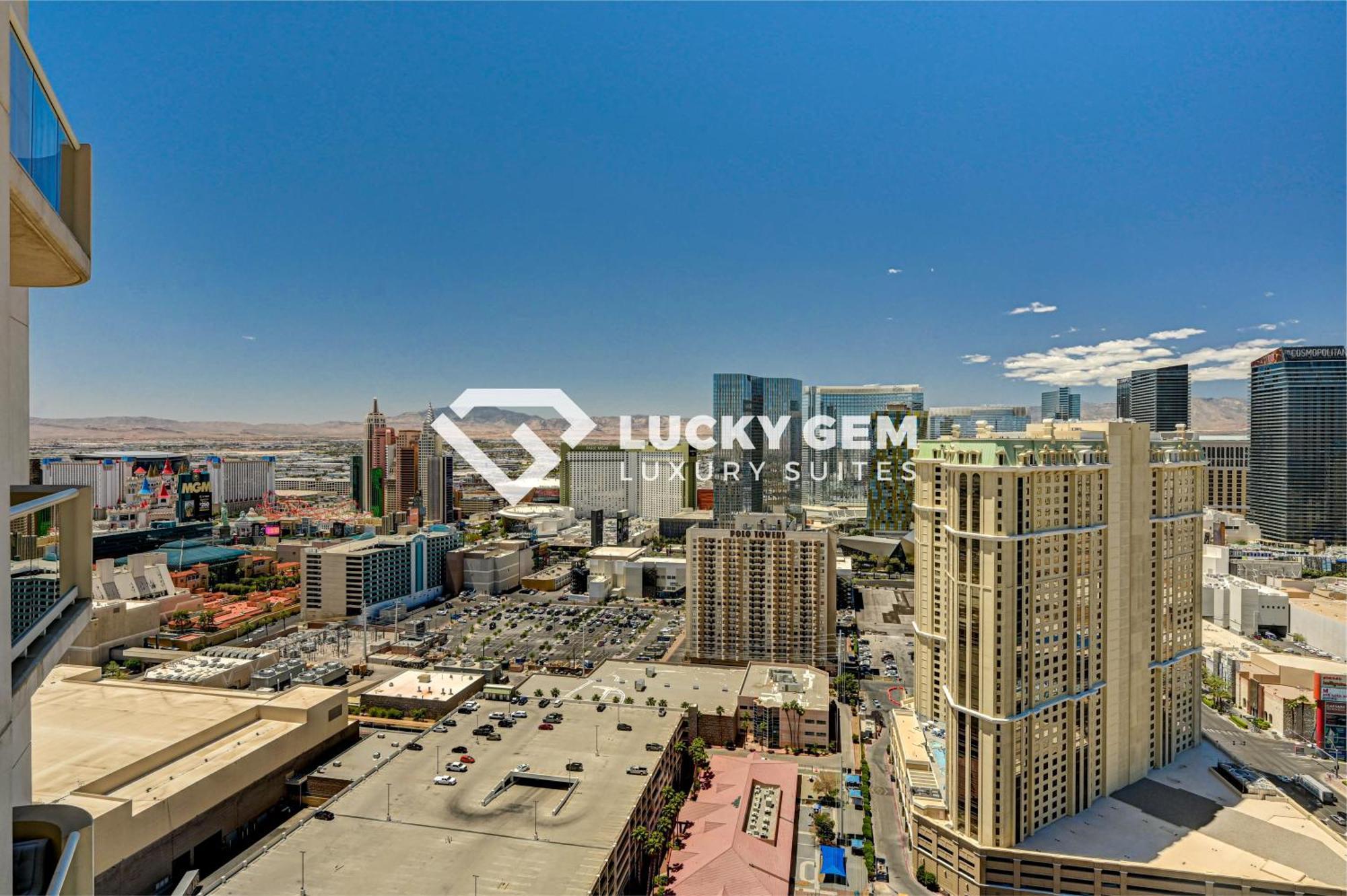 Lucky Gem Penthouse & Luxury Suites At Signature Resort, Balcony Strip View 3505 Лас-Вегас Экстерьер фото