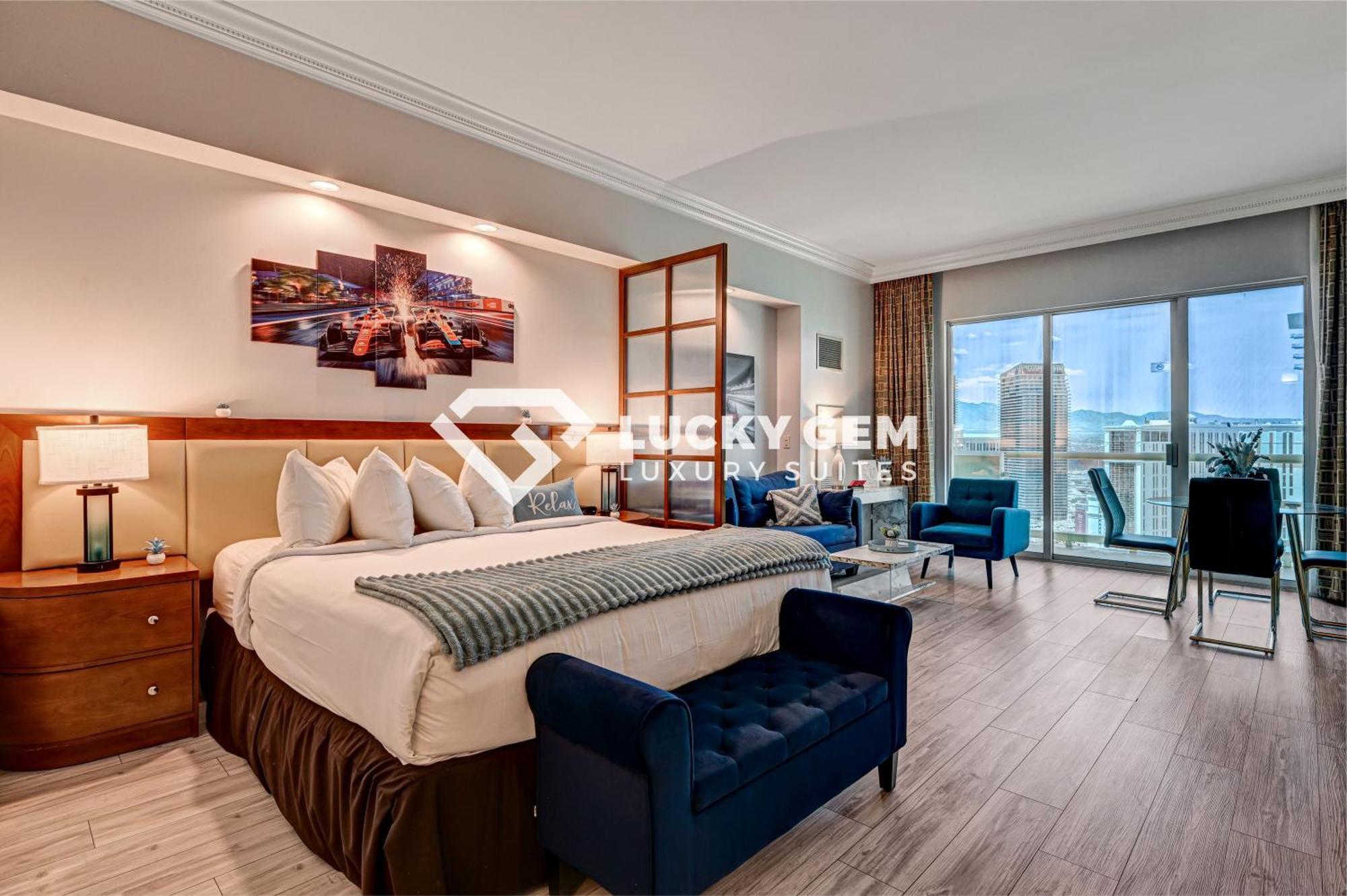 Lucky Gem Penthouse & Luxury Suites At Signature Resort, Balcony Strip View 3505 Лас-Вегас Экстерьер фото