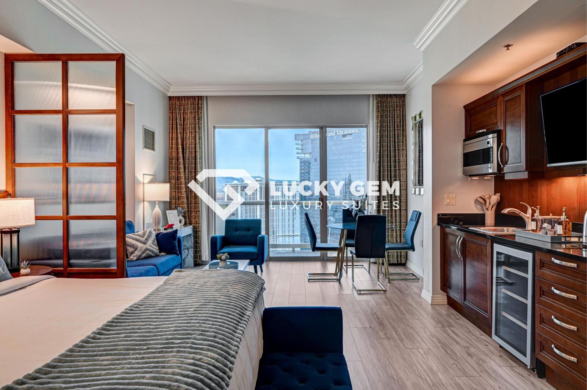 Lucky Gem Penthouse & Luxury Suites At Signature Resort, Balcony Strip View 3505 Лас-Вегас Экстерьер фото